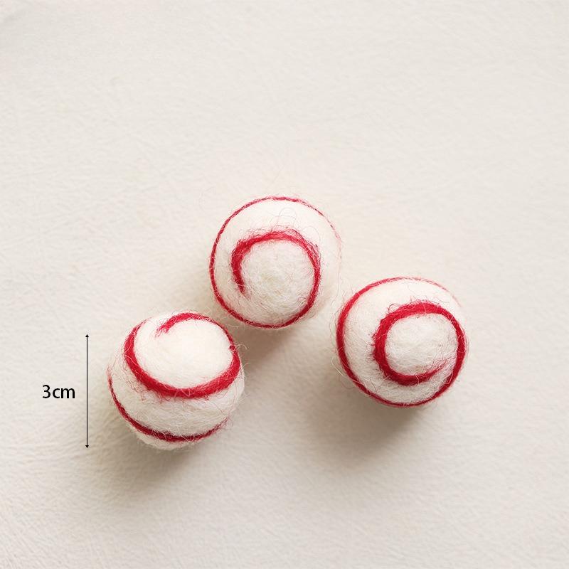 Christmas wool felt decorative pendant handmade DIY accessories Christmas tree elk gift bag gingerbread man pendant accessories