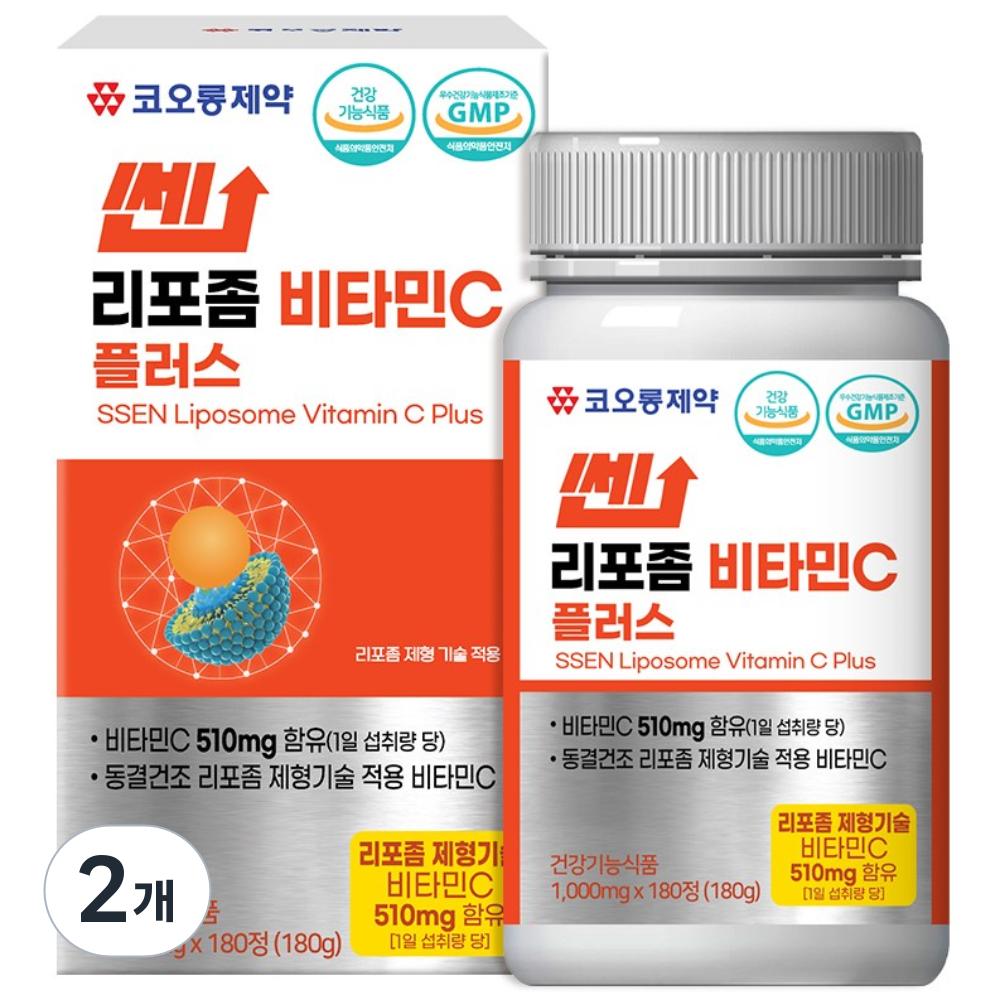 Kolon Pharmaceutical Ssen Liposome Vitamin C Plus 6 pcs Monthly Supply 2 pcs 180 Tablets