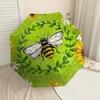 1pc Bee Sunflowers Automatic Open/Close Umbrella with Windproof, 8-Rib Sturdy Canopy, Durable Ribs, Fashionable Design1226A