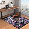 1PC Custom Name Gothic Alice In Wonderland Theme Floor Mat Ideal for Living Room, Game Rooms, Office, Bedroom,Floor Mat Playful Design