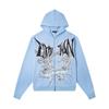 Street Style Hooded Sweatshirt Men Women Loose Fit Printed Design Casual Wear