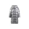 Armani Exchange SS23 Solid Color Loose Fit Mid-Length Cotton Coat Women Coats Silver 6LYK07-YNSKZ-6908