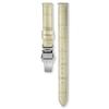Seiko Watch Genuine Leather Band Crocodile Pattern Cut-Through, Middle Piece 14mm Lug Width, 12mm Buckle Width, RS05C14WT, Ivory, 14mm Lug