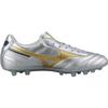 Mizuno Morelia 2 Pro Ag Soccer Shoes Unisex Footwear Silver P1GA251404