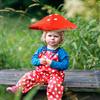 Yousheng Mushroom Hat Kids Adults Dress-up Costume Accessory Red Mushroom Cap Cosplay Party Props for Photoshoots Stage
