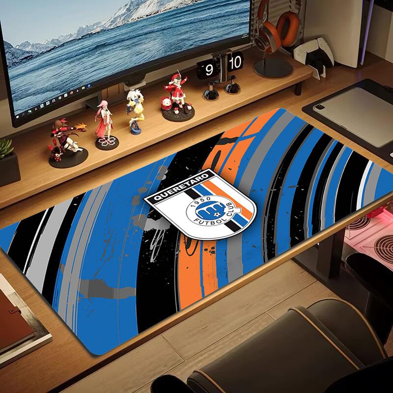 Gallos Blancos Color Mouse Pad Large Gaming Table Cushion Non-slip Laptop Tablet Big Mousepad XXL Mat Mini PC Playmat With Lock edge