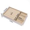 1 шт. Бархатный лоток для ювелирных изделий Витрина Держатель Портативная коробка для колец, сережек, ожерелий для демонстрации, хранения ювелирных изделий, поделок