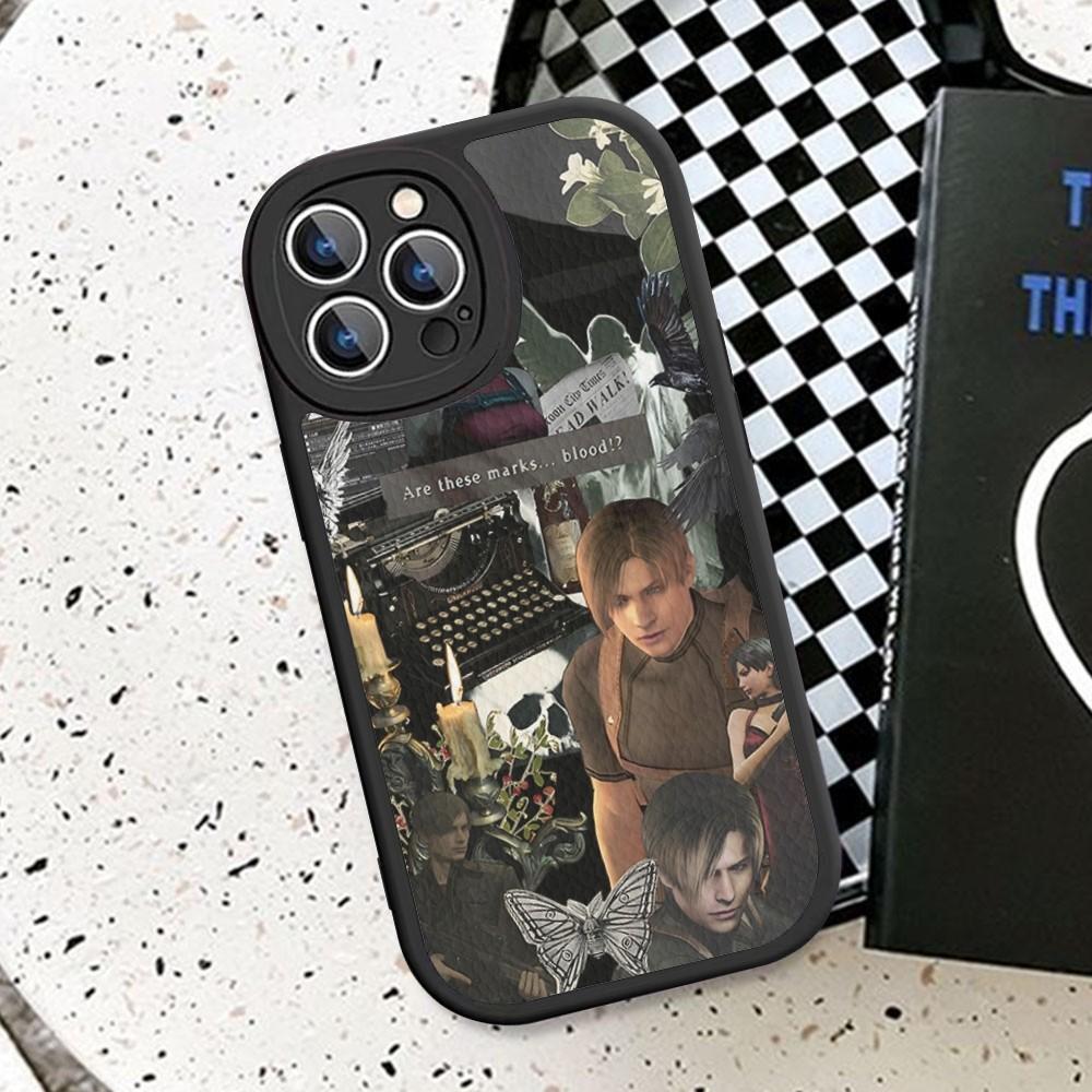 Чехол для телефона Видеоигра Resident Evil Жесткая кожа Для iPhone 14 13 12 Mini 11 14 Pro Max Xs X Xr 7 8 Plus Fundas