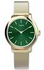 Часы Timex Hailey TW2W87500 кварцевые 5 АТМ водонепроницаемые минеральное стекло зеленый циферблат латунь [TIMEX] женские [Товар]
