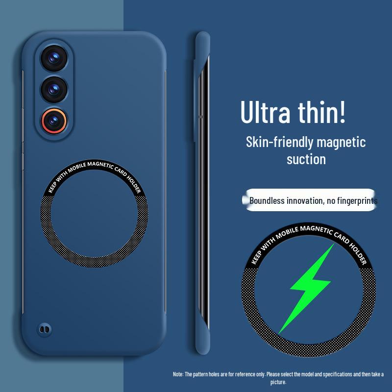 Meizu 22 и Note 16 Pro Магнитный Тонкий Чехол - Безрамочный, Защитный Чехол с Ощущением Кожи