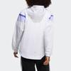 Adidas Wx Color Block Windbreaker Casual Sports Jacket Women White HD0367