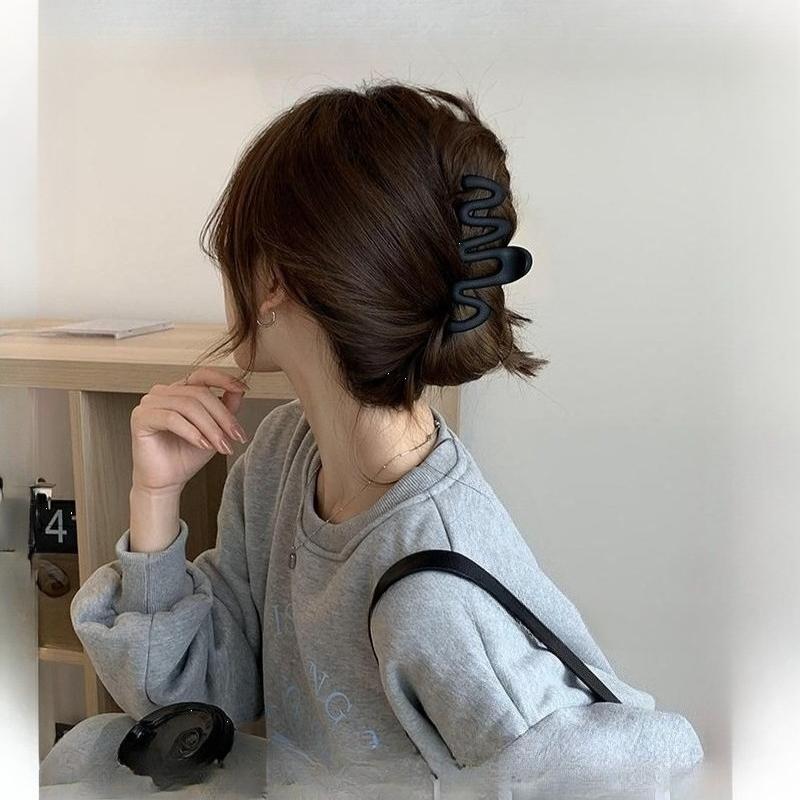 Женская мода Акриловый зажим для волос Большая волна Заколки Зажимы для волос Барретты Аксессуары для волос Заколка для волос Хвост Головной убор
