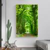 Forest Tree Posters and Prints Canvas Painting Nature Landscape Modern Wall Art Pictures for Living Room Home Decor No Frame