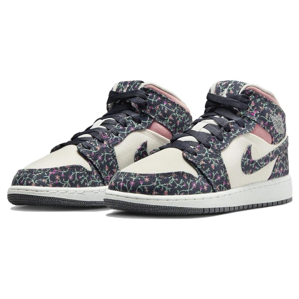 Jordan 1 Mid SE Цветочный GS FJ3451-001