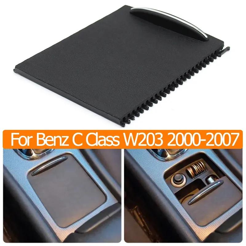 Auto Centre Console Slide Roller Blind Cover For Mercedes Benz C Class W203 2000-2007 Car Water Cup Holder 2036800123