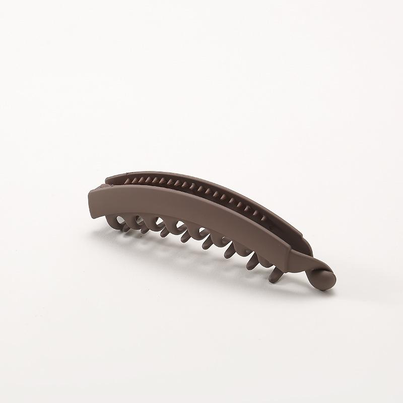 Frosted Banana Ponytail Clip Solid Color Hair Clip Women Hair Styling Clip Accessories Ponytail Barrettes Hair Claws Hairpins