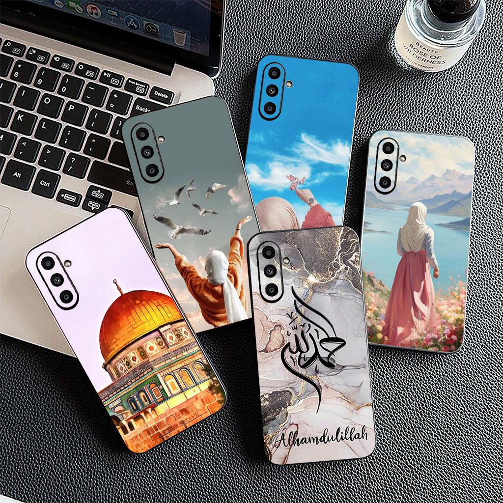 Чехол для Samsung Galaxy A35 A36 A55 A26 A05 A06 A14 A50 A51 A53 A54 A12 A13 A23 Чехол Арабский исламский мусульманский Муслима Девочки женщины
