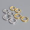 Minimalist Geometric Hoop Earrings Women Sterling Gold Plated Lightweight Fashion Jewelry