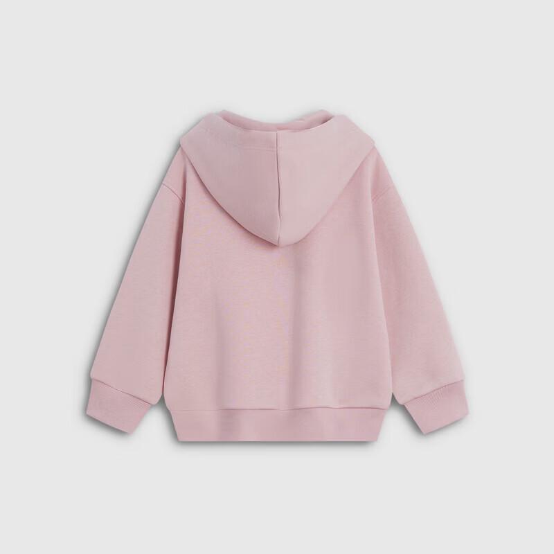 Gap Флисовая толстовка с капюшоном и вышивкой для девочек