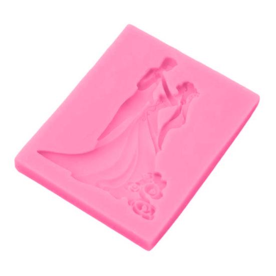 Wedding Groom Cake Mold and Bride Silicone Baking Fondant Sugarcraft Decor Tool