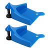 2pcs Car Hose Guides Water Pipe Anti Pinch Detail Tools Tire Insert Wedge For Car Washing Blue