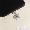 Butterfly Phone Dust Plug Hanging Ornament Mobile Pendant Decoration For Phone Accessories For Type-C/Micro Usb Port Dust Plug