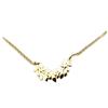 [P7710] - Golden 'Jungle' Steel Designer Necklace - 18x10 Mm