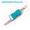Key Ring Chain Pocket Knife 7-in-1 Multi Function Tool Stainless Steel Bicycle Repair Tool with Saw and Screwdriver
