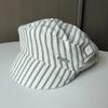 Vintage Striped Versatile Newsboy Hat Children's Spring and Summer Face Small Casual Cap Fashion Bud Painter Hat
