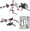 Non-Toxic Military Building Blocks Model Toy Swat Armored Vehicle Car Weapons Army Soldier Police Gangster Machine Gun Figure Brick Toys