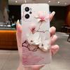 Casing For OPPO A96 CPH2333 Phone Case Soft Case New Design Aesthetic Luxury Fashion Butterfly Flowers Clear Silicone TPU Cover