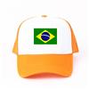 Men Women Football Brazil Team Snapback Cap 2018 Brazil Fan Soccer Sports Cap Yellow Green Brazil National Parrot Flag Hat YY456