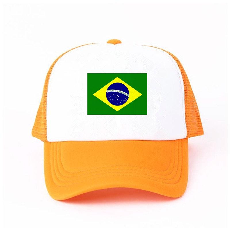Men Women Football Brazil Team Snapback Cap 2018 Brazil Fan Soccer Sports Cap Yellow Green Brazil National Parrot Flag Hat YY456