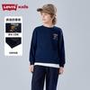 Levi's Детская толстовка с круглым вырезом и принтом картофеля фри
