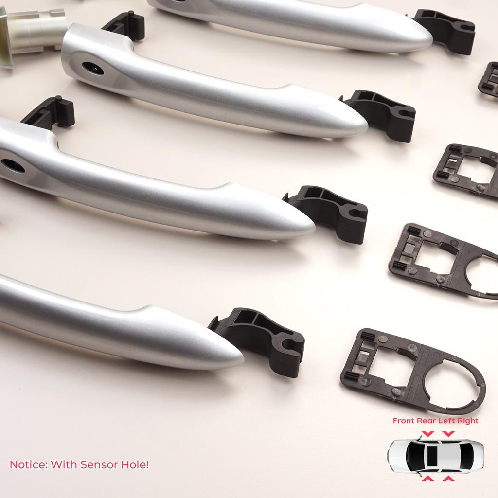 BDP1168-1 4 Piece Exterior Door Handle With Sensor Chrome Color 806B08422R for Renault Fluence Megane 3 Clio 4 Scenic 3 Captur 1