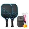 Cross Pickleball Racket Set: Thickened Fiberglass Design for Popular Global Sport