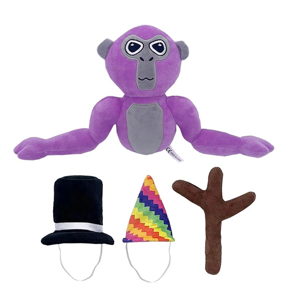 Anime Gorilla Tag Monke Plush Toy Cute Stuffed Cartoon Home Decoration Dolls Pillow Birthday Gift for Kids