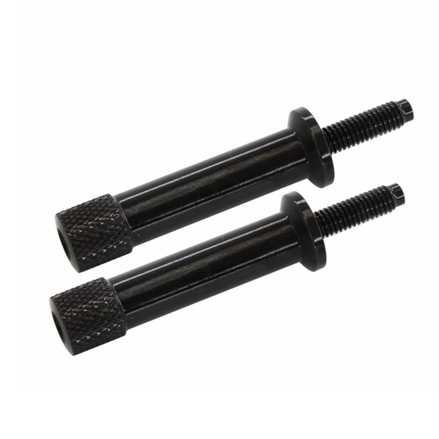 NEW 2PCS Tool Free Seat Bolts Long For Triumph Thruxton Bonneville Scrambler T100