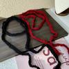 Women's Personalized Plush Knit Choker Scarf - Ideal for Autumn and Winter