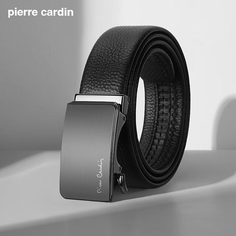 Pierre Cardin Мужской кожаный ремень с автоматической пряжкой