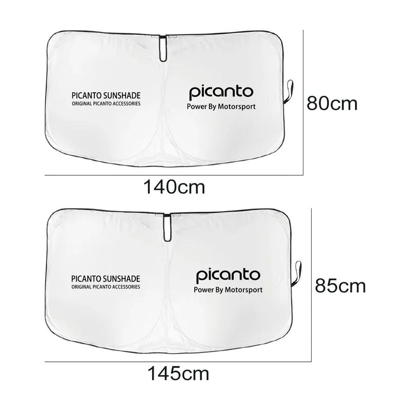 Car Windshield Sunshade Auto Exterior Accessories For Kia Picanto Morning GT-Line X-Line 2017 2016 2015 2014 X-Line S GT-Line S