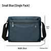 Men's Waterproof Oxford Cloth Crossbody Shoulder Bag - Large Capacity Canvas Messenger Backpack