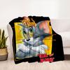 Tom and Jerry Blanket Flannel Throw Blanket for Sofa, Bed, Travel, Camping, Office
