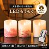 Светодиодная свеча для буддийского алтаря Fukushodo - Мерцающее пламя [Рекомендовано похоронными агентами] Светодиодная свеча на батарейках (лотос)