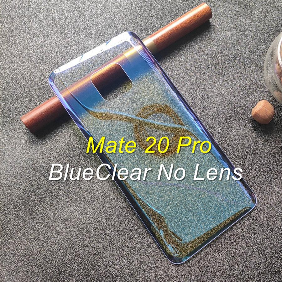 Прозрачное стекло для Huawei Mate 10 20 30 Pro, задняя дверь с аккумулятором и объективом камеры