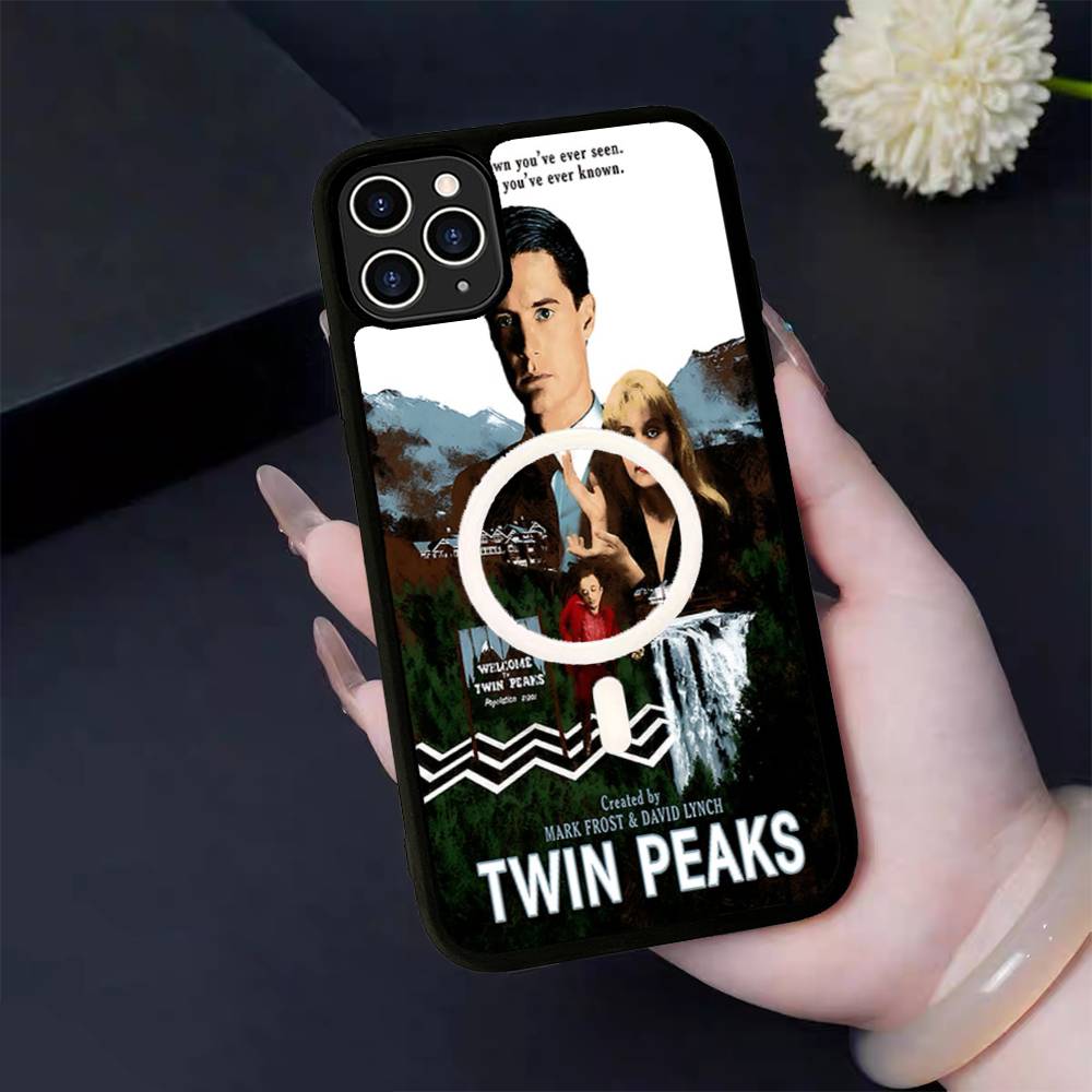 Twin Peaks TV Series Magnetic Phone Case For IPhone 16 15 14 13 12 11 17 Pro Max Plus Wireless Charge Cover