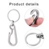 Титановые карабины Брелки Зажимы Открывалки для бутылок AntiLost Маленький карабин Быстросъемный держатель для ключей Пряжки