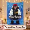 Custom Personalized Tapestry,Billie Eilish Print Custom Name Text Wall Art Hanging for Bedroom