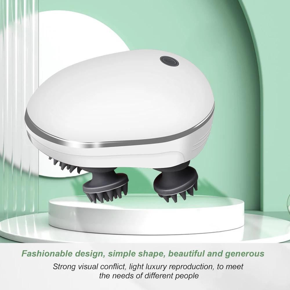 Head Massager Electric Deep Tissue Scalp Cat Massager Health Care Relax Shoulder Neck Body Massage Kneading Vibrating Device