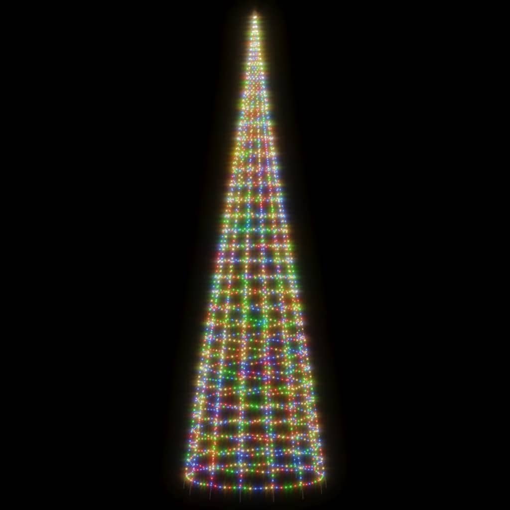 LED Christmas Tree 3000 LEDs Multi Color 800 cm